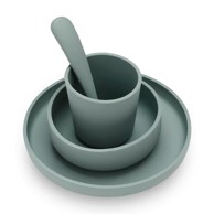 JOLLEIN Set za jelo zelena, 4 komada