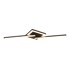 TRIO Crna LED stropna svjetiljka 16x54 cm Viale
