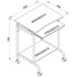 TECHLY Stol za računalo COMPACT ICA-TB S005