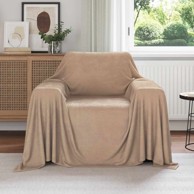 Pokrivač za prebacivanje, 210 x 140 cm, runo, kamel, 6 kom