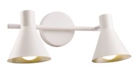 Dekorativna zidna rasvjeta W10139-2, 2xE14, bijela