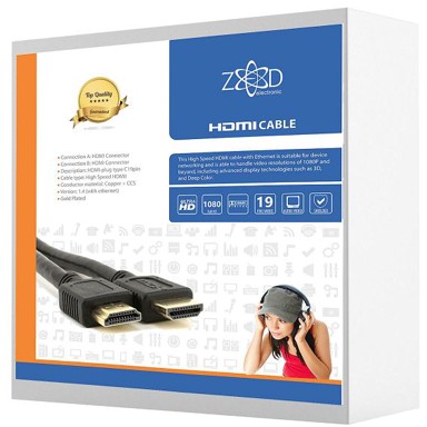 ZED ELECTRONIC HDMI Kabel 15 m Ver. 1.4 HDMI/15