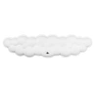 WHITE SHARK Podloga za tipkovnicu KP-012 Cumulus bijela