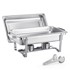 VEVOR Set za posluživanje hrane Chafing Dish Buffet 8 qt 6 kom., srebrni