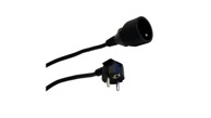 Produžni kabel, 1 utičnica, 5 m, 3x1,5 mm OWY, crni