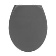 WENKO Tamnosivo WC sjedalo s lakim zatvaranjem Samos 44,5 x 37,5 cm