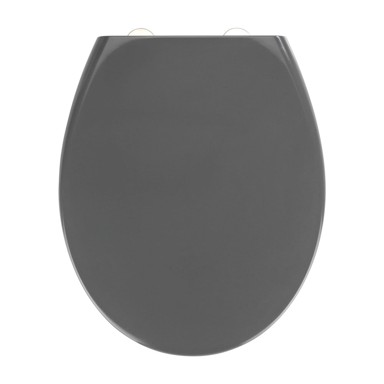 WENKO Tamnosivo WC sjedalo s lakim zatvaranjem Samos 44,5 x 37,5 cm