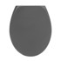 WENKO Tamnosivo WC sjedalo s lakim zatvaranjem Samos 44,5 x 37,5 cm
