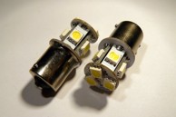 HSUN LED žarulja BA15S (R10W, R5W) SMDx8 24V, crvena