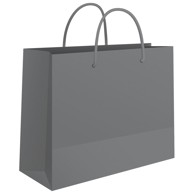 FORNAX Vrećica ukrasna, 50x37x12 cm sjajna plastifikacija, srebrna