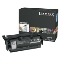 LEXMARK Toner T654X31E, originalni, crni