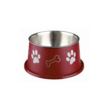 TRIXIE Posuda za pse metalna za dugouhe pse 0.9 l/fi-15 cm