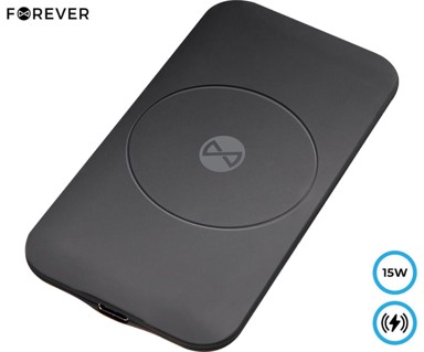 FOREVER Bežični punjač WDC-115 15W QI ultra tanak