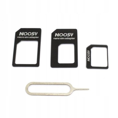 Adapter za SIM karticu 3 u 1, Nano SIM / Micro SIM, crni