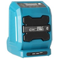 DEDRA Bluetooth radio DED7005, punjivi 18 V, USB