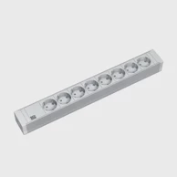 BACHMANN Razdjelnik za stalak, 333.601, 8x220V, PVC, 2m, sivi