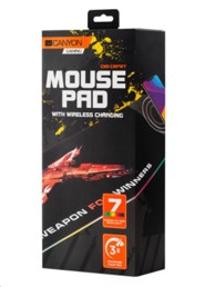 CANYON Gaming podloga za miš s bežičnim punjačem, RGB LED (Čišćenje zaliha), P/N: CND-CMPW7