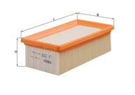 MAHLE Filter zraka MOTO BMW LX1293 BMW F 650/800 06-16