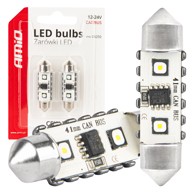 AMIO LED žarulje CANBUS Festoon C5W 41mm 12SMD 3838 bijele 12V/24V