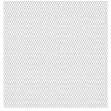 Vrtna mrežasta ograda, 50 x 50 cm, 45 x 20 x 4 mm, srebrna