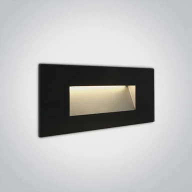 ONE LIGHT Zidna svjetiljka led 5w/3000k/350lm/190x80mm/ip65/crna dm68076a/b/w