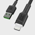GREEN CELL Kabel USB-A na Lightning, KABGC12, duljina 2 m, crna