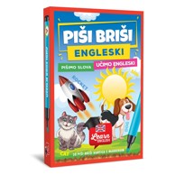 Edukativne karte Piši Briši, Engleski