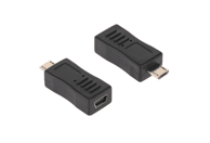 CABLETECH USB adapter, Mini USB ženski na Micro USB muški