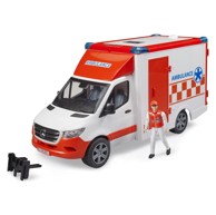 BRUDER Ambulantno vozilo MB Sprinter s vozačem, 46 cm