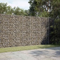 Gabion s žicom debljine 5 mm i mrežom 10x10 cm 200x30x200 cm
