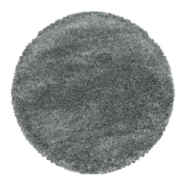 AYYILDIZ CARPETS Sivi okrugli tepih ø 200 cm Fluffy