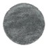 AYYILDIZ CARPETS Sivi okrugli tepih ø 200 cm Fluffy