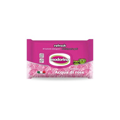 INODORINA Refresh Acqua di Rosa vlažne maramice, 40 komada