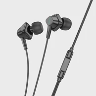 HOCO Žičane slušalice M113, Lightning priključak, s mikrofonom, crne