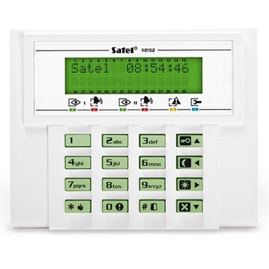 SATEL Tipkovnica za alarm VERSA-LCD-GR, siva
