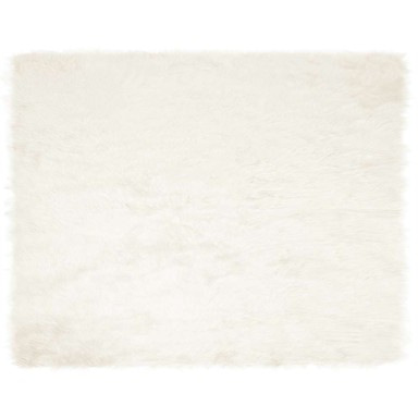 Tepih lažni ovčji, bijel 200 x 280 cm, poliester