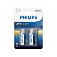 PHILIPS Baterija C, Ultra Alkaline, 2 kom (R14)