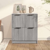 Komoda boja hrasta sonome 60 x 30 x 70 cm od konstruiranog drva , sivi hrast sonoma
