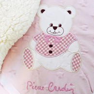 PIERRE CARDIN Dekica Teddy 80x110 cm, ružičasta