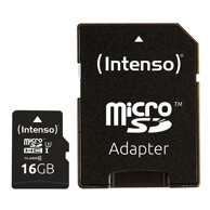 INTENSO MicroSDXC 16GB UHS-I Class 10 Pro 90MB s memorijskom karticom