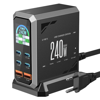 BLITZWOLF Zidni punjač, brzo punjenje, 240 W