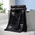 CATHERINE LANSFIELD Tamno siva deka za bebe od mikropliša 130x170 cm Skulls