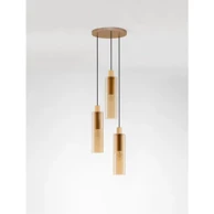 ZOELLA Visilica, NL9236212, E27, 3 grla, IP20, 36 W, jantarno staklo