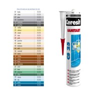 CERESIT Silikon Sanitary CS25, 300 ml, čokoladni