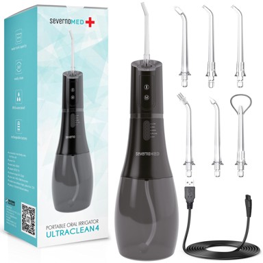 SEVERNO Oralni irigator ULTRACLEAN, bežični, 4 + 6 nastavaka