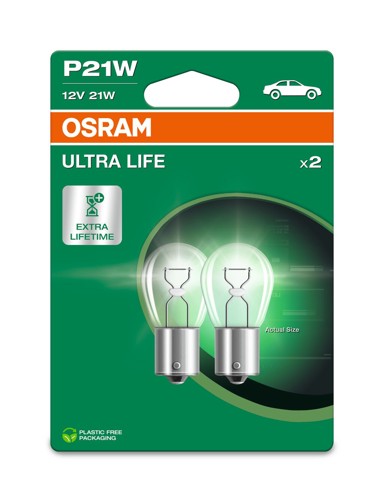 OSRAM Žarulja Ultra Life 7506ULT-2BL, P21W, 12V, BA15S