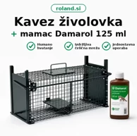 ROLAND Komplet živolovka 61 cm s mamcem za kune 125 ml