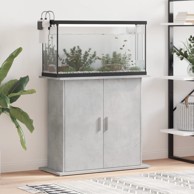Stalak za akvarij boja betona 81x36x73 cm od konstruiranog drva