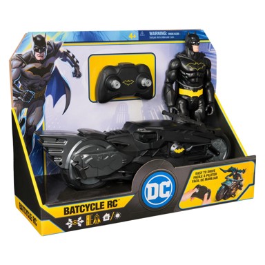BATMAN Batmotor RC s figurom Batmana, 30 cm