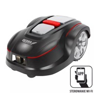Robot za košenje i malčiranje s aplikacijom, 20 V + 4,0 Ah + maks. 1000 m²